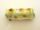 Foil bead tube yellow / amber dots FH0161 (2pcs)