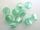 Foil bead 10mm light green FH0147