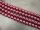 Glass pearl 8mm cranberry HL10