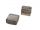 Hopeafoliohelmi savunharmaa 12x12 mm (4kpl)