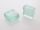 Hopeafoliohelmi vaalea minttu 12x12 mm (4kpl)