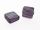 Hopeafoliohelmi lila 12x12 mm (4kpl)