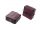 Hopeafoliohelmi tumma luumu 12x12 mm (4kpl)