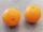 Silicone bead 15mm orange