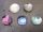 Cabochon faseted round (6pcs)
