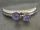 Purse frame faseted lilac (105mm)
