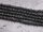 Glass bead faseted black (80pcs)