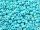 Glass seed bead 6/0 opal turquoise