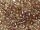 Glass seed bead 6/0 silver foil rose