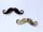 Pendant mustache black
