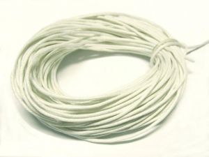 Waxed cotton white (1mm)