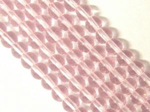 Glass bead 10mm pink