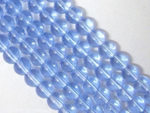 Glass bead 4mm light blue LH11
