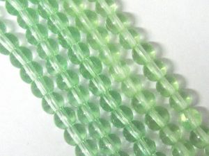 Glass bead 4mm light green LH13