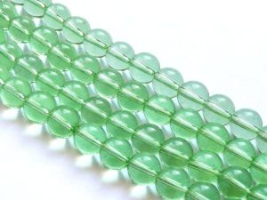 Glass bead 10mm light green