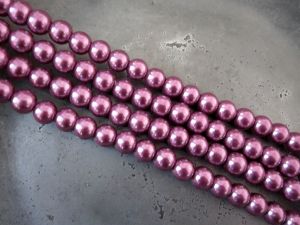 Glass pearl 4mm heather HL22
