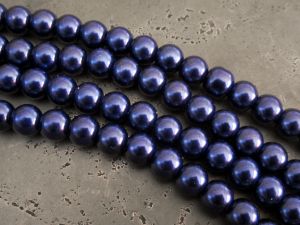 Helmiäislasi 8mm tumma lila