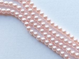 Helmiäislasi  6mm haaleanpersikkainen