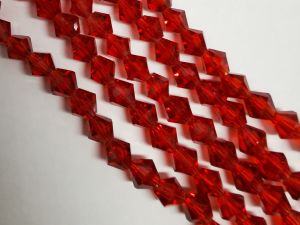 Kristalli bicone 6mm tummempi punainen (53kpl)