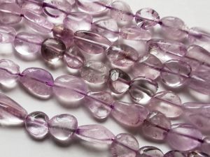 Amethyst light lilac about 7x8mm (40cm)