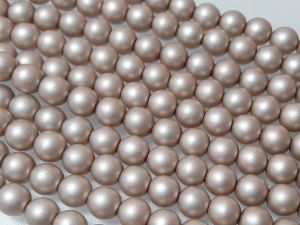 Preciosa® glass pearl matte 6mm beige