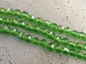 Crystal bead 10mm green
