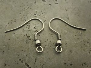 Stainless steel earring hooks