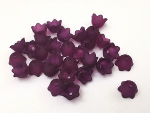 Tulppaanikukka matta tumma luumu (30kpl)