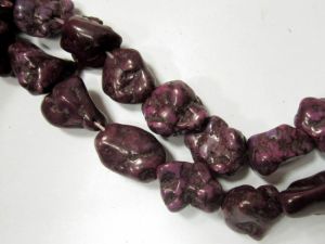 Magnesite dyed nugget lilac