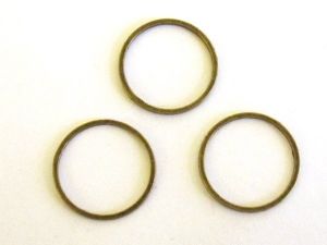 Chain loop 15mm roundantique brass plated