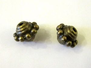 Spacer bead antique brass