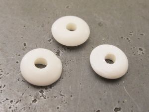Bone bead rondelle medium