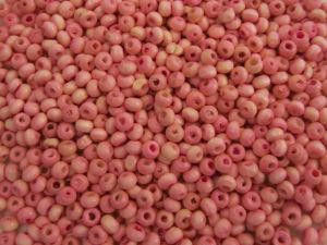 Wood bead pink (3x4mm)