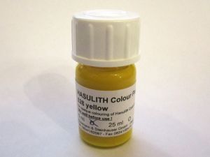 Colour-paste for gold enamel opaque yellow