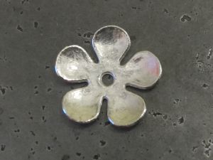 Metal bead flower (6pcs)