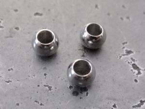 Stainless steel spacer bead (6mnm)
