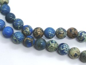 Imperial jaspis 8mm tumman sininen (n.22kpl)