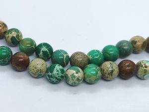 Imperial jaspis 8mm sinivihreä (n. 22kpl)