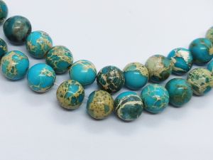 Imperial jaspis 8mm turkoosi (n.22kpl)