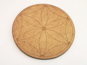 Pistemaalauspohja kukka 12cm