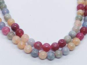 Värjätty maleasian jade sekoitus 6mm (n.32 kpl)
