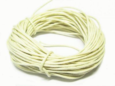 Waxed cotton natural white (1mm)