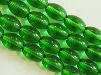 Glass bead grain green JGB0645