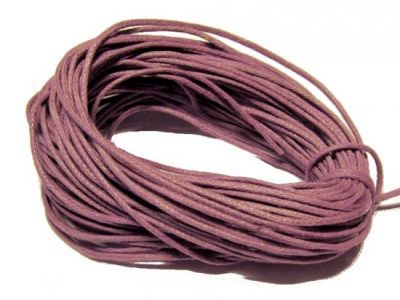 Waxed cotton light   lilac (1mm)