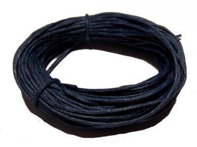 Waxed cotton dark blue (1mm)