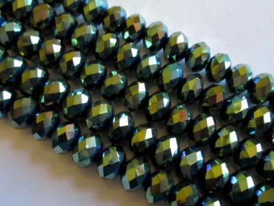 AB-kristalli rondelli vihreä