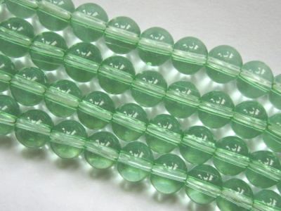 Glass bead 8mm light green