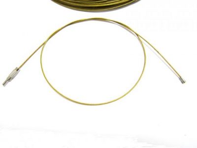 Necklace wire golden yellow