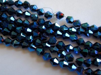 AB-kristalli 6mm bicone sininen