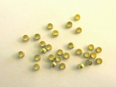 Crimp bead 2mm gold